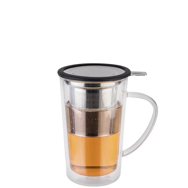 gefu-mira-teeglas-mit-edelstahlfilter-235-ml-doppelwandig image 1
