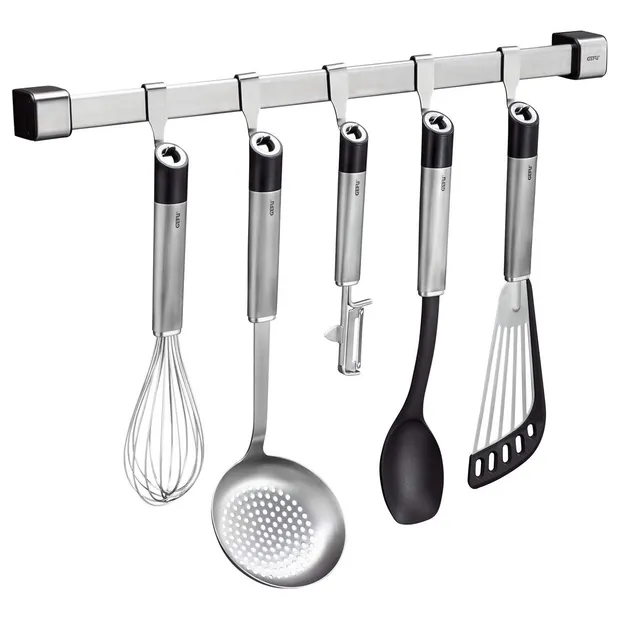 gefu-k-chenleiste-smartline-50-cm-erweiterbare-edelstahl-wandhalterung-mit-verbi image 1