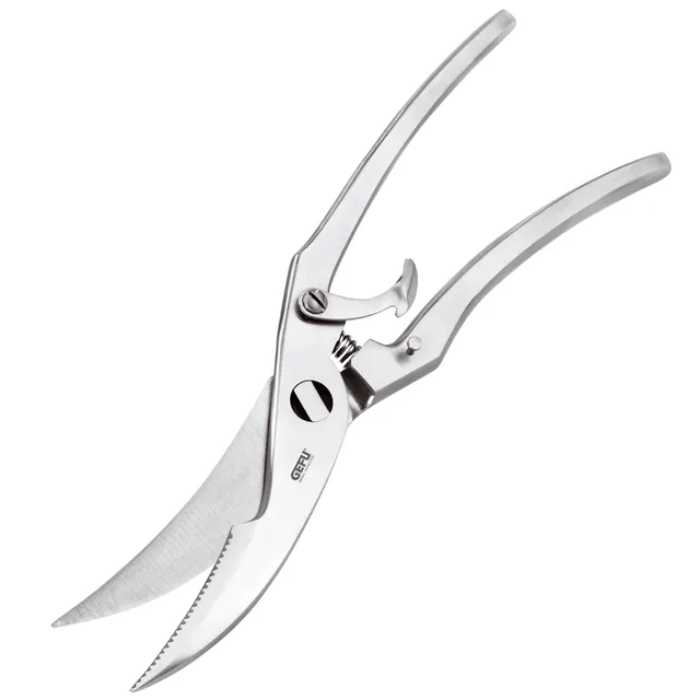gefu-gefl-gelschere-polla-mit-feder-scharfe-k-chenschere-aus-edelstahl-zerlegbar image 1