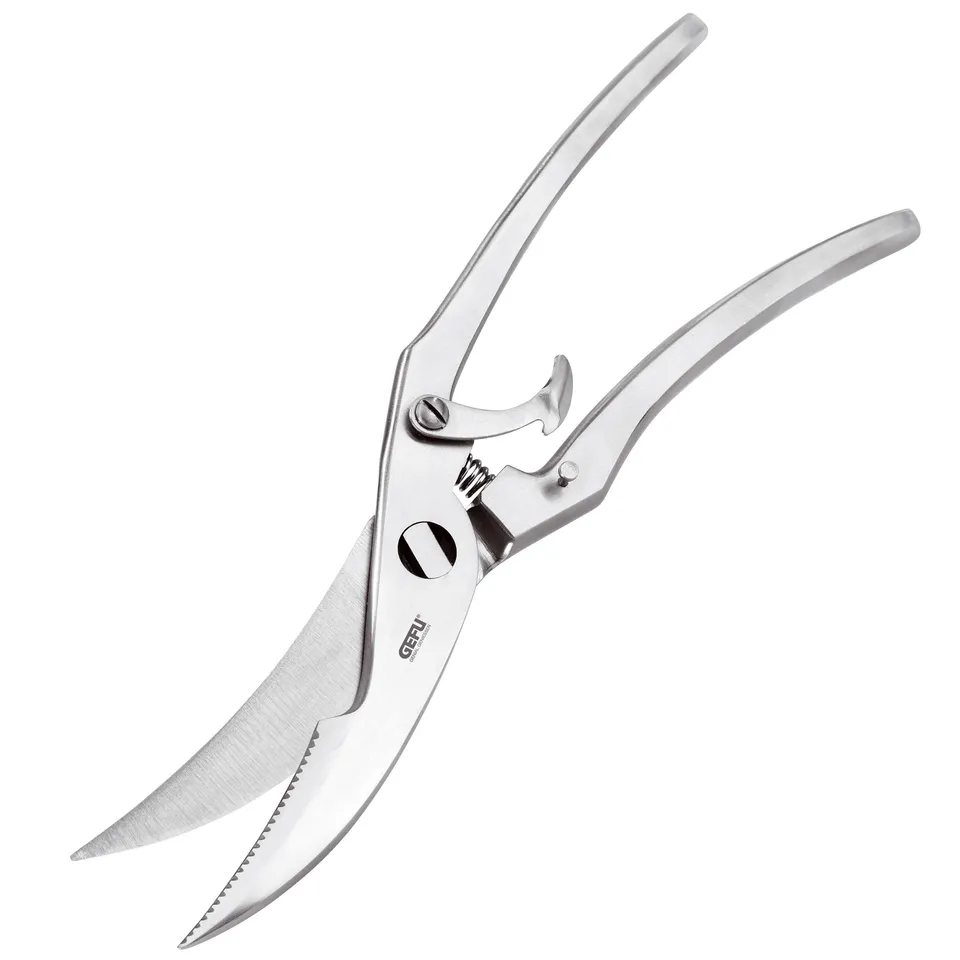 gefu-gefl-gelschere-polla-mit-feder-scharfe-k-chenschere-aus-edelstahl-zerlegbar image 1