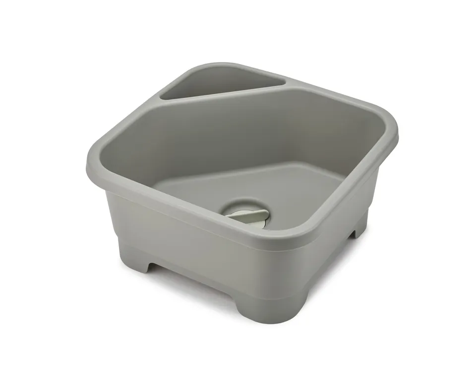 joseph-joseph-duo-quadratische-sp-lsch-ssel-mit-integriertem-abfluss-grau image 1