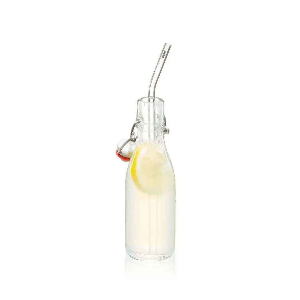 gefu-glastrinkhalm-future-23-cm-4er-set-transparent-borosilikatglas-gebogene-for image 1