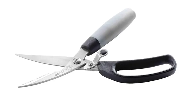 gefu-gefl-gelschere-carve-aus-edelstahl-kraftvoll-mit-knochenkerbe-softtouch-gri image 1