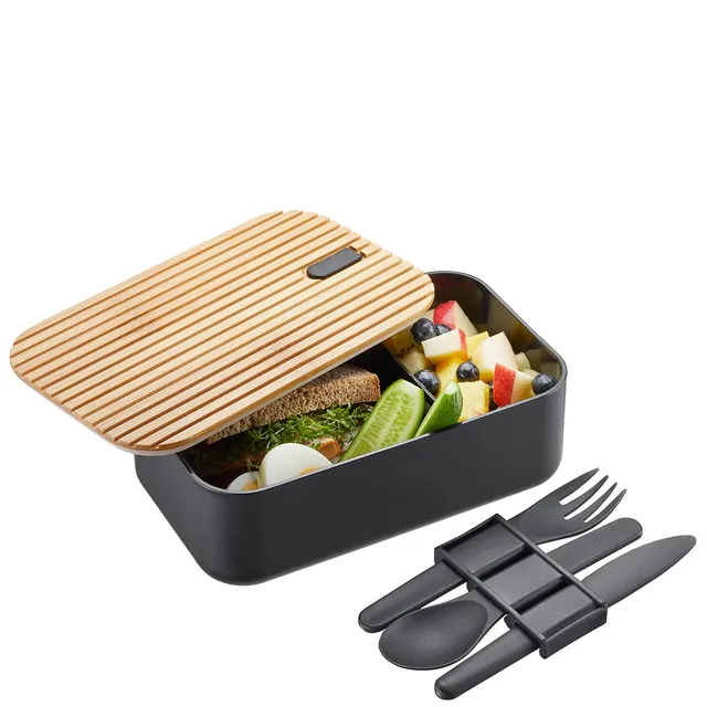 gefu-lunchbox-enviro-1-liter-mit-besteck-set-auslaufsichere-brotdose-f-r-kinder- image 1