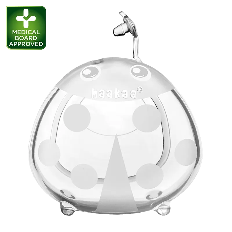 haakaa-ladybug-silikon-brustmilch-sammler-passiver-milchauffang-bei-milchspender image 1