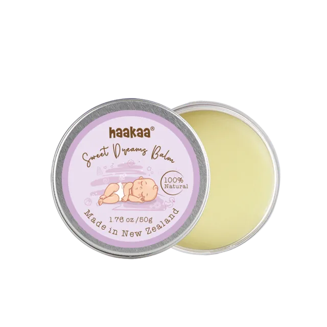 haakaa-sweet-dreams-lotion-balm-50g-entspannende-babymassage-mit-lavendel-kamill image 1