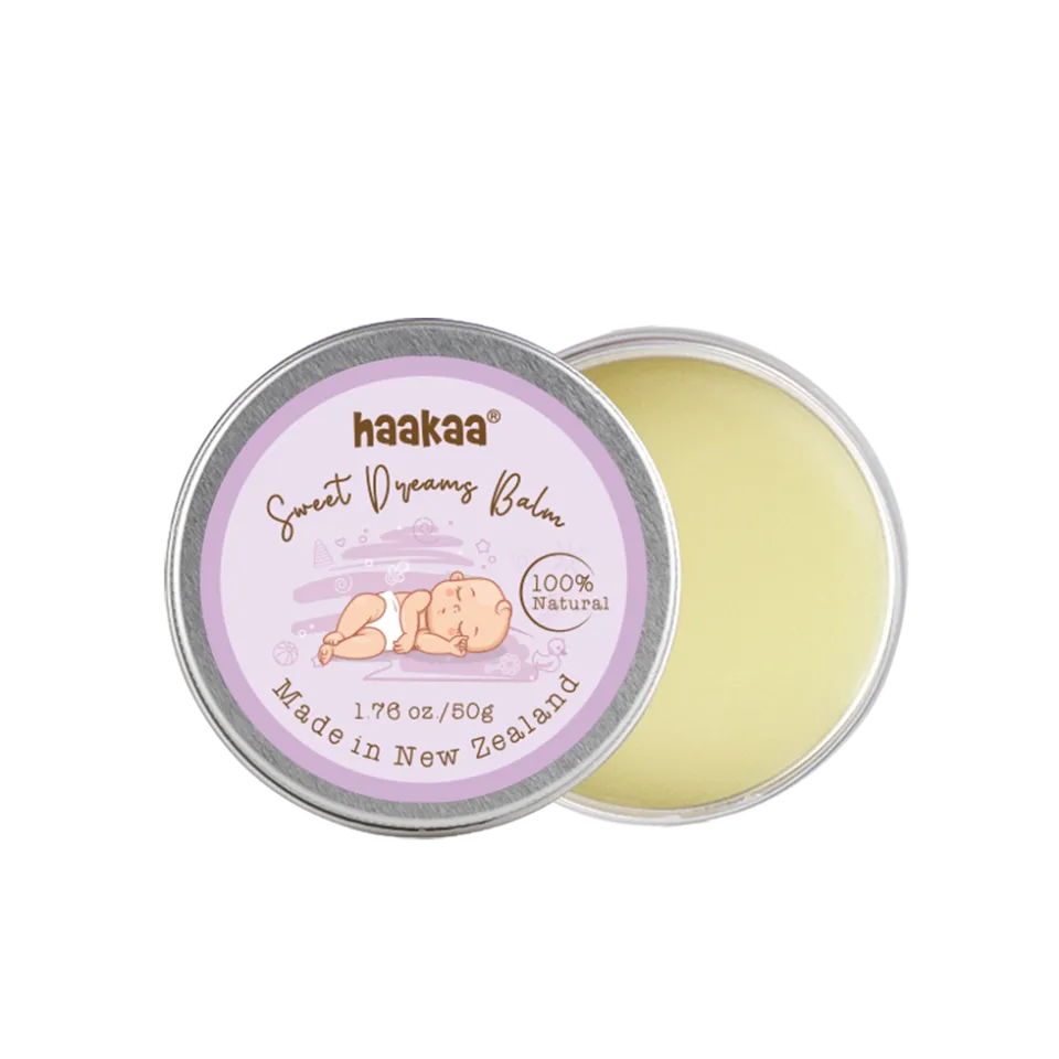 haakaa-sweet-dreams-lotion-balm-50g-entspannende-babymassage-mit-lavendel-kamill image 1