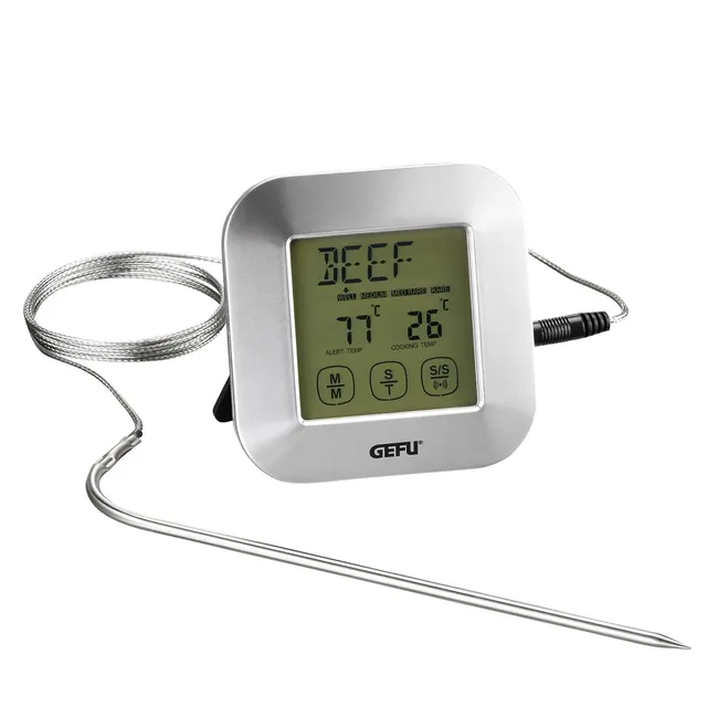 gefu-digitales-bratenthermometer-punto-mit-touchscreen-timer-alarm-f-r-grill-ofe image 1