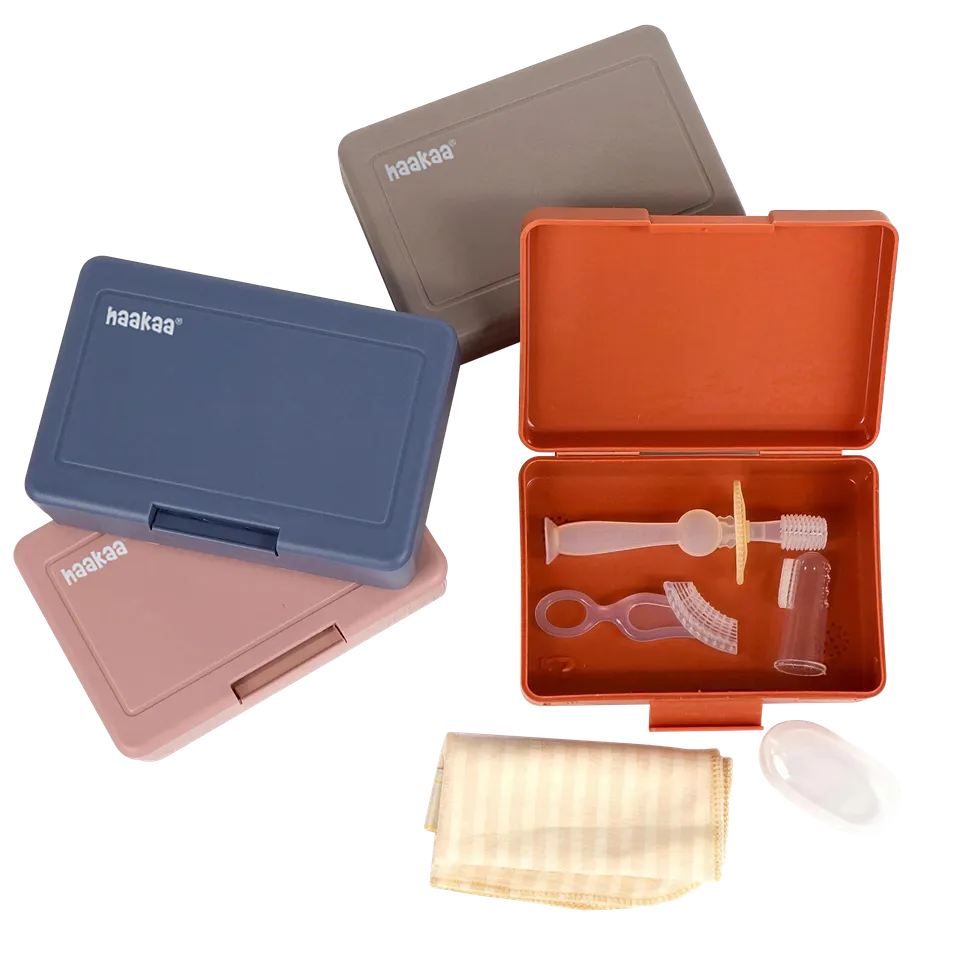 haakaa-kids-oral-care-set-baby-zahnpflege-set-mit-fingerzahnb-rste-und-mehr image 1