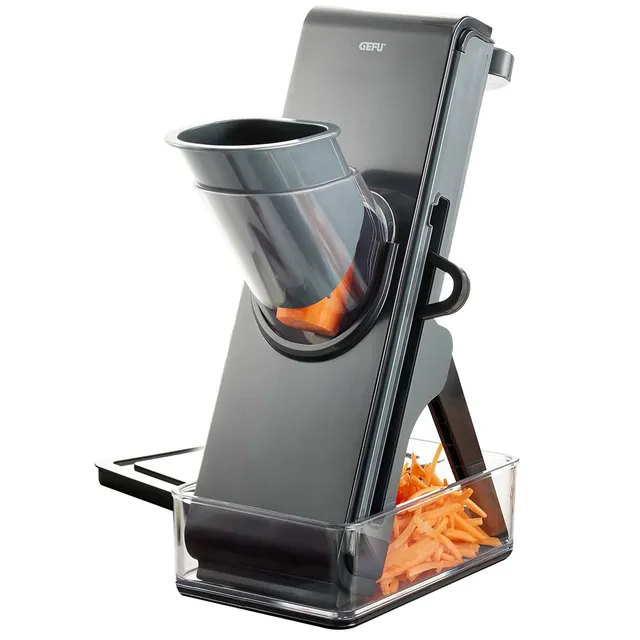 gefu-stando-gem-sehobel-mandoline-mit-wechselklingen-f-r-scheiben-juliennestreif image 1