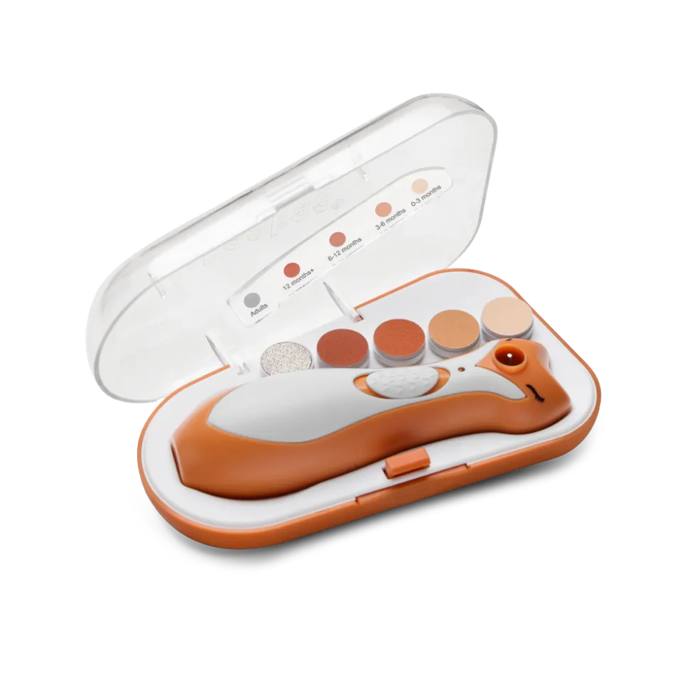 haakaa-clever-fox-nagelpflegeset-elektrischer-nageltrimmer-f-r-babys image 1