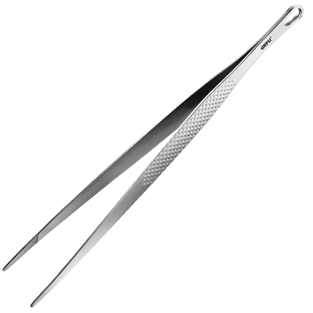 gefu-esatto-k-chenpinzette-edelstahl-30-cm-kochpinzette-grillpinzette-servierzan image 1
