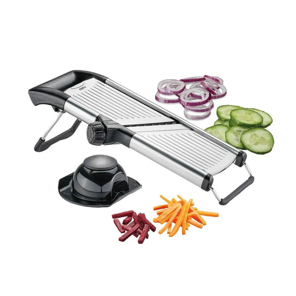 gefu-volari-gourmet-hobel-mit-verstellbarer-schnittst-rke-1-9-mm-edelstahlklinge image 1