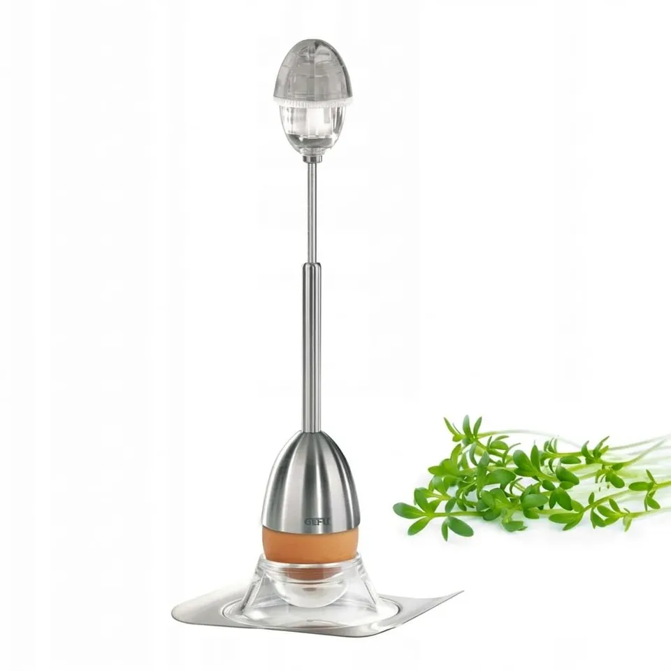 gefu-eierk-pfer-ovo-mit-salzstreuer-edelstahl-kunststoff-16-9-cm-f-r-hart-und-we image 1