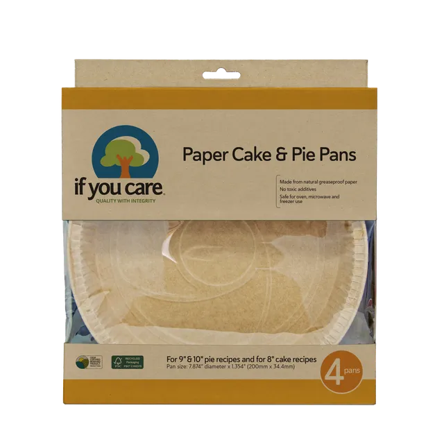 if-you-care-papier-kuchen-und-tortenformen-paper-cake-and-pie-pans-8-zoll-kuchen image 1