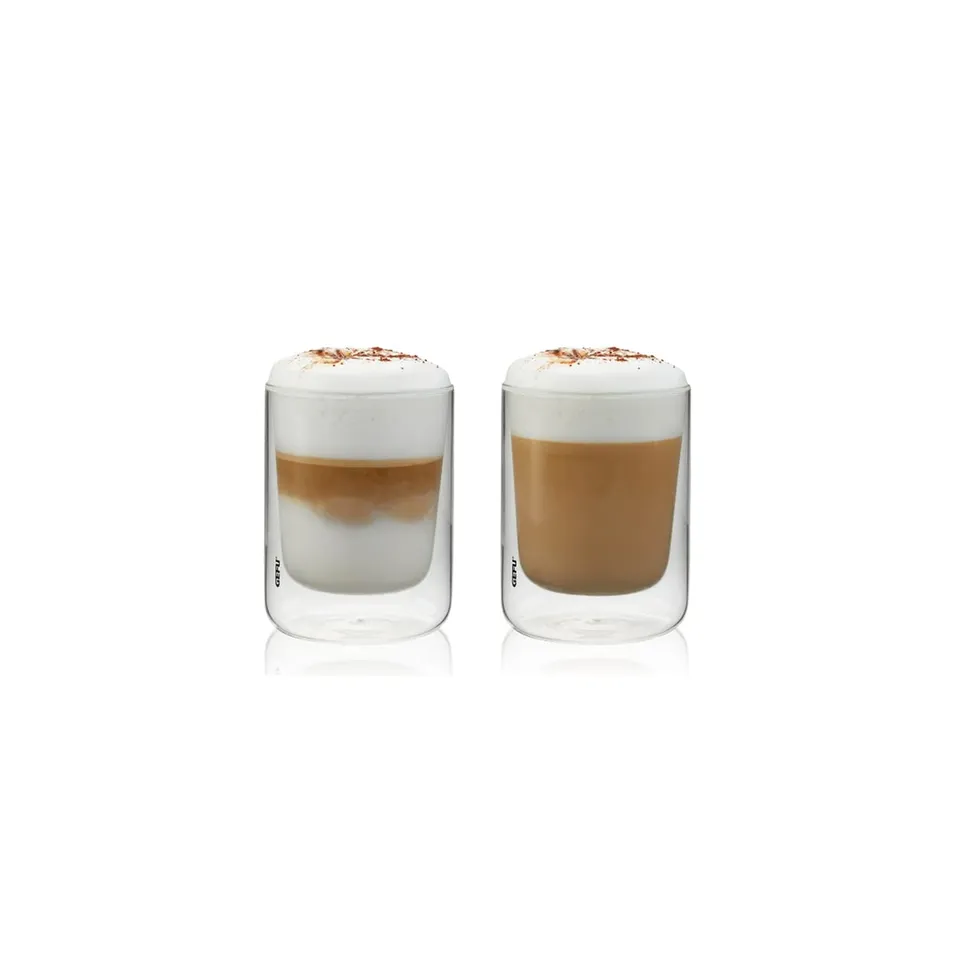 gefu-mira-thermoglas-2er-set-235-ml-doppelwandige-borosilikatgl-ser-mit-schwebee image 1