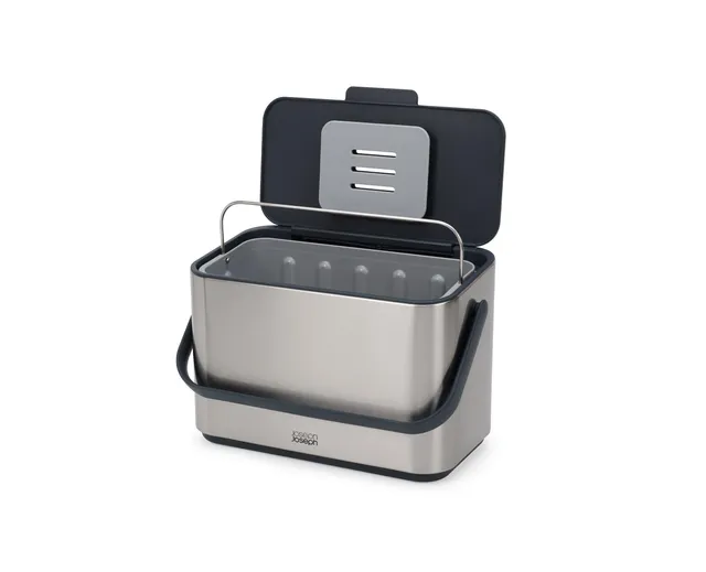joseph-joseph-collect-edelstahl-komposteimer-4l-mit-inneneimer-und-geruchsfilter image 1