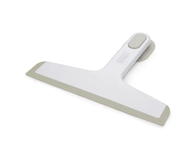 joseph-joseph-duo-slimline-duschabzieher-mit-saugnapfhalterung-duschfensterreini image 1