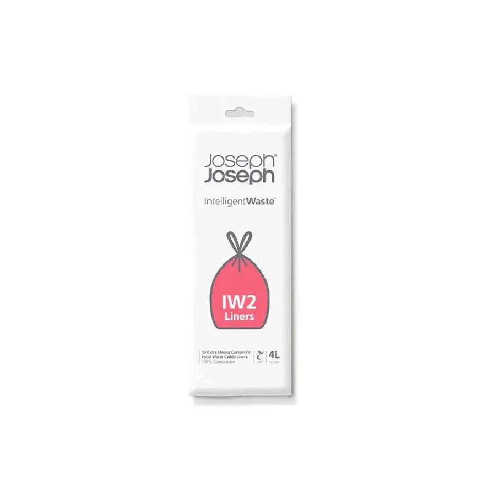 joseph-joseph-iw2-biologisch-abbaubare-kompostierbare-beutel-packung-mit-50-m-ll image 1