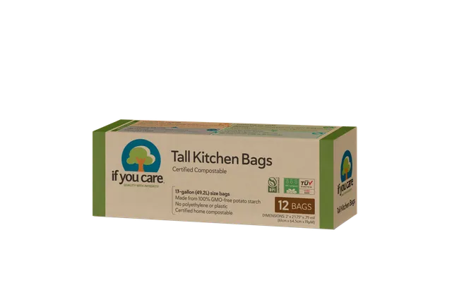 if-you-care-13-gallon-kompostierbare-m-llbeutel-f-r-die-k-che-30-st-ck image 1