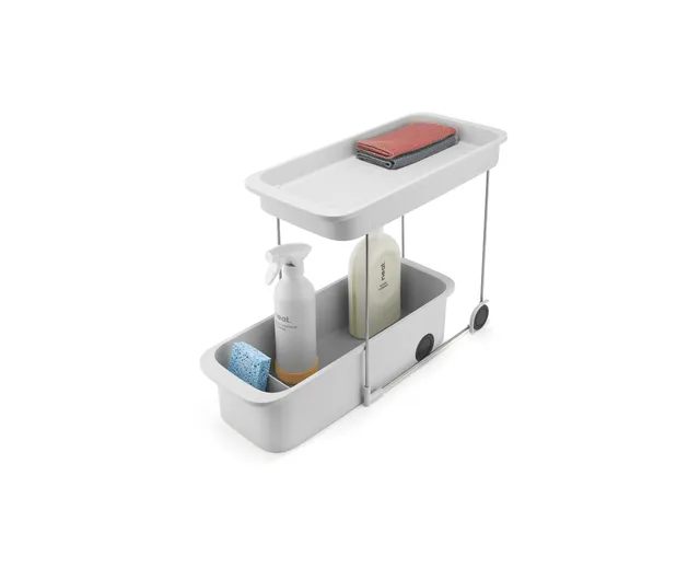 joseph-joseph-cupboardstore-2-stufiger-k-chenwagen-mit-rollen-leicht-zug-nglich- image 1