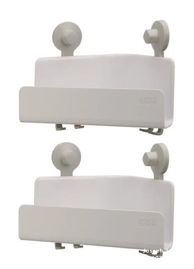 joseph-joseph-easystore-self-draining-corner-shower-caddy-2er-set-wei image 1