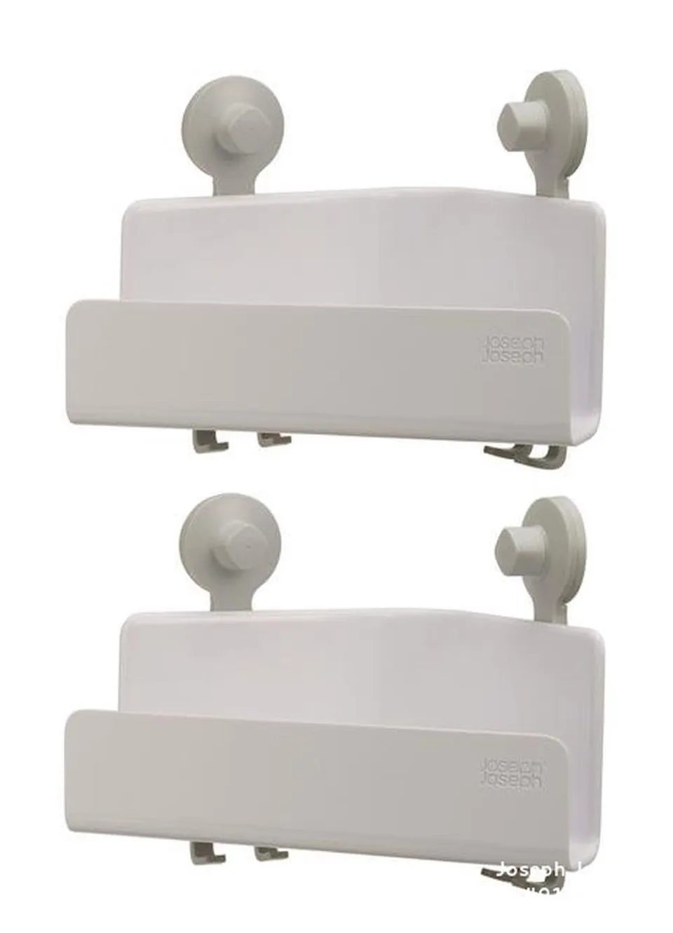 joseph-joseph-easystore-self-draining-corner-shower-caddy-2er-set-wei image 1