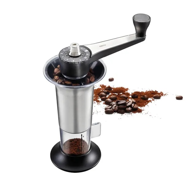 gefu-lorenzo-kaffeem-hle-manuelle-m-hle-mit-keramikmahlwerk-11-mahlstufen-edelst image 1