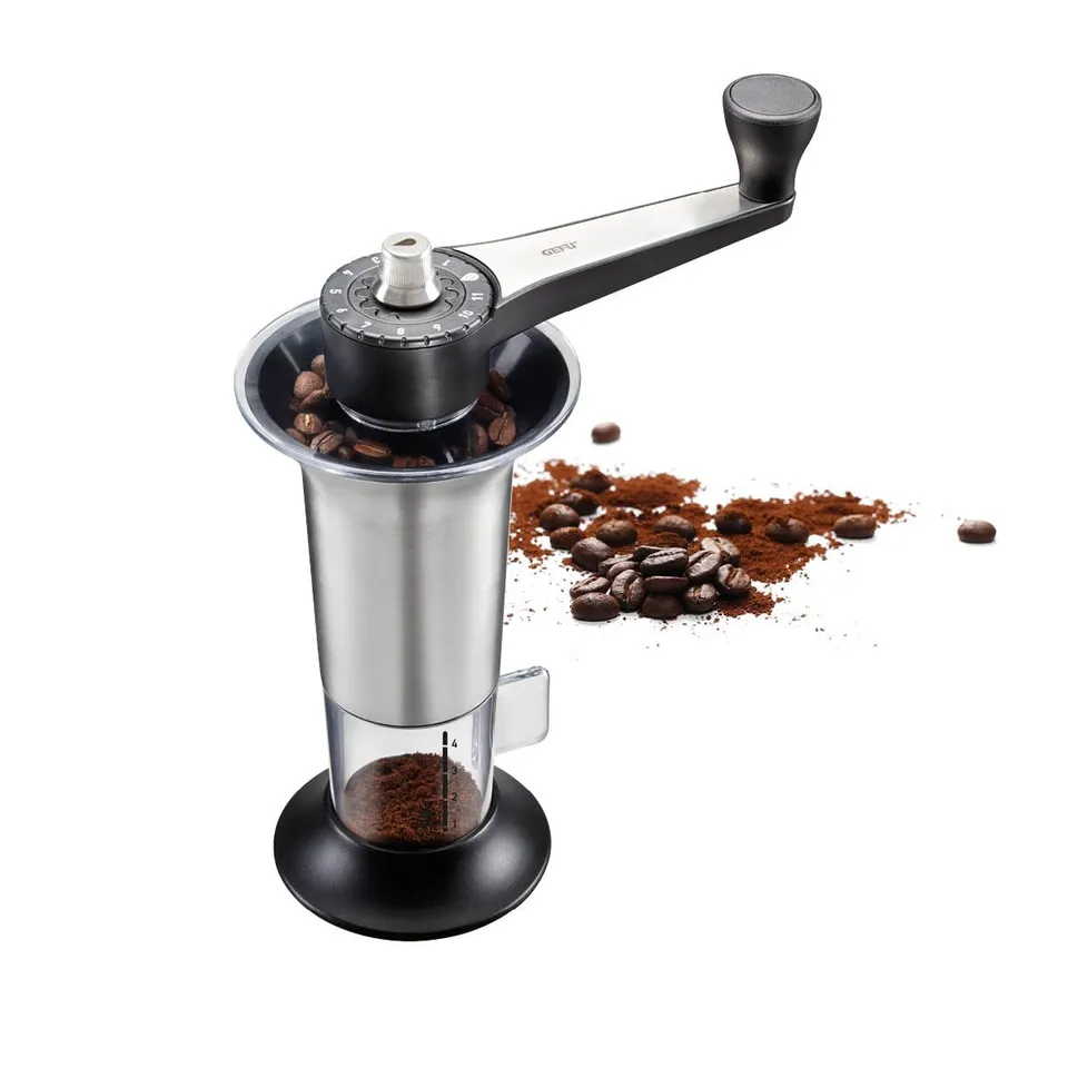gefu-lorenzo-kaffeem-hle-manuelle-m-hle-mit-keramikmahlwerk-11-mahlstufen-edelst image 1