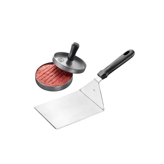 gefu-set-hamburgerpresse-bbq-aluminium-f-r-classic-king-size-extrabreiter-edelst image 1