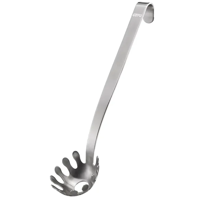 gefu-baseline-spaghettiheber-aus-edelstahl-pr-ziser-nudell-ffel-mit-zinken image 1