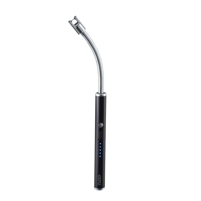 gefu-ignito-lichtbogenfeuerzeug-elektrisches-usb-feuerzeug-mit-flexiblem-schwane image 1