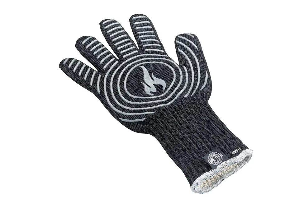 gefu-grillhandschuh-bbq-hitzebest-ndig-bis-250-c-silikonmuster-f-r-anti-rutsch-g image 1
