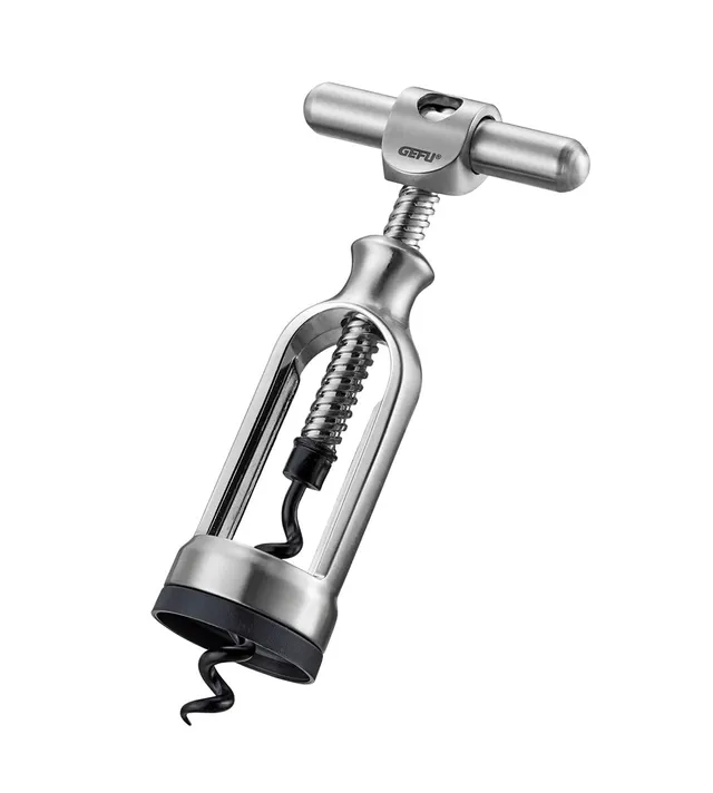 gefu-glockenkorkenzieher-degusto-automatischer-wein-ffner-mit-teflon-spindel image 1