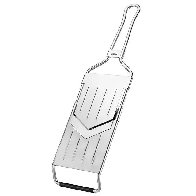 gefu-v-hobel-raspini-stufenlos-verstellbarer-gem-sehobel-aus-edelstahl image 1