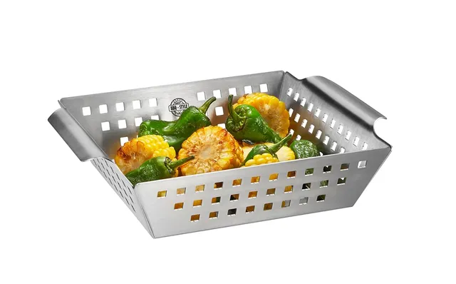 gefu-grillschale-bbq-klein-edelstahl-grillkorb-mit-seitlichen-griffen-perfekt-f- image 1