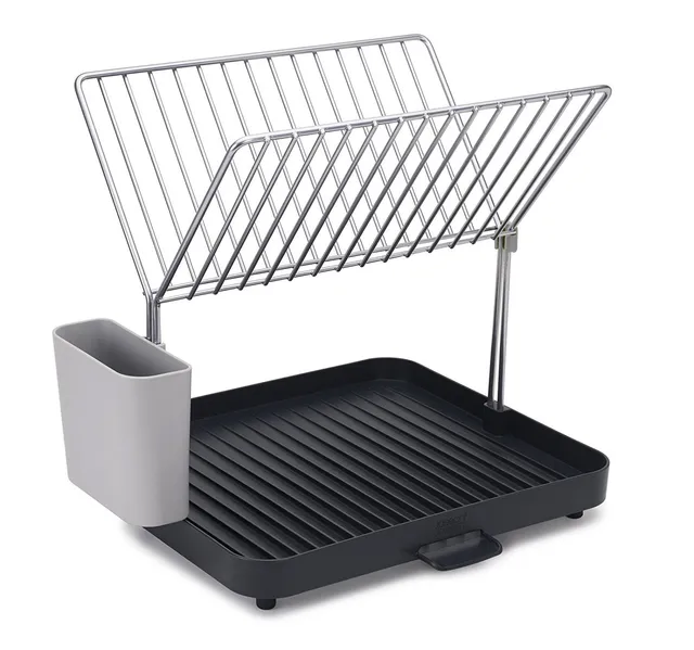 joseph-joseph-y-rack-2-stufiges-abtropfgestell-mit-utensilienhalter-und-wasserab image 1
