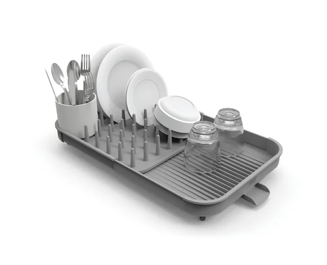 joseph-joseph-duo-erweiterbarer-abtropfst-nder-mit-utensilientopf-und-abtropfstu image 1