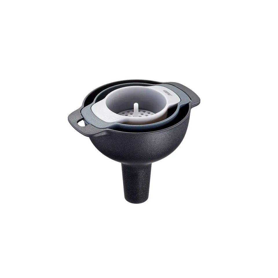gefu-trichter-set-3-teilig-vielseitige-k-chentrichter-aus-polypropylen image 1