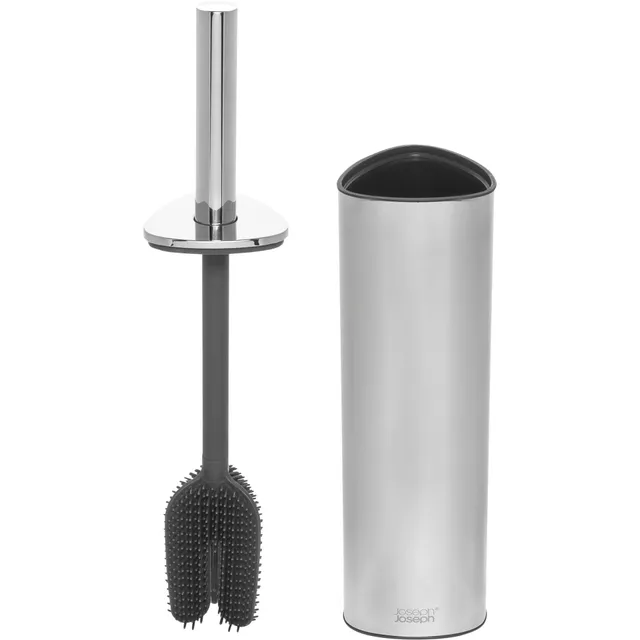 joseph-joseph-flex-360-luxe-toilettenb-rsten-set-mit-aufbewahrungshalter-edelsta image 1