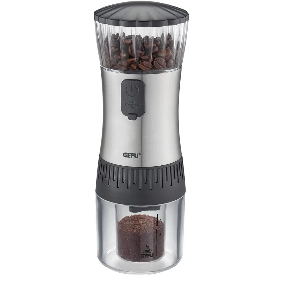 gefu-polve-elektrische-kaffeem-hle-mit-akku-usb-ladung-keramik-kegelmahlwerk-70g image 1