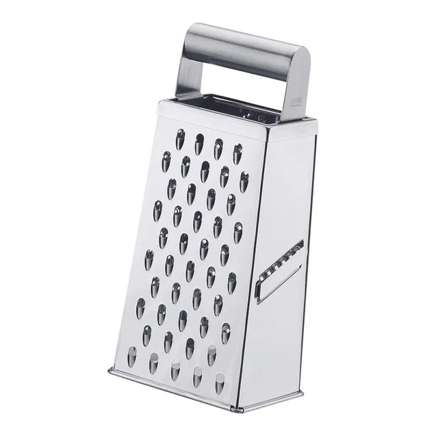 gefu-vierkantreibe-cubo-edelstahl-k-chenreibe-mit-fein-grob-kartoffel-und-scheib image 1