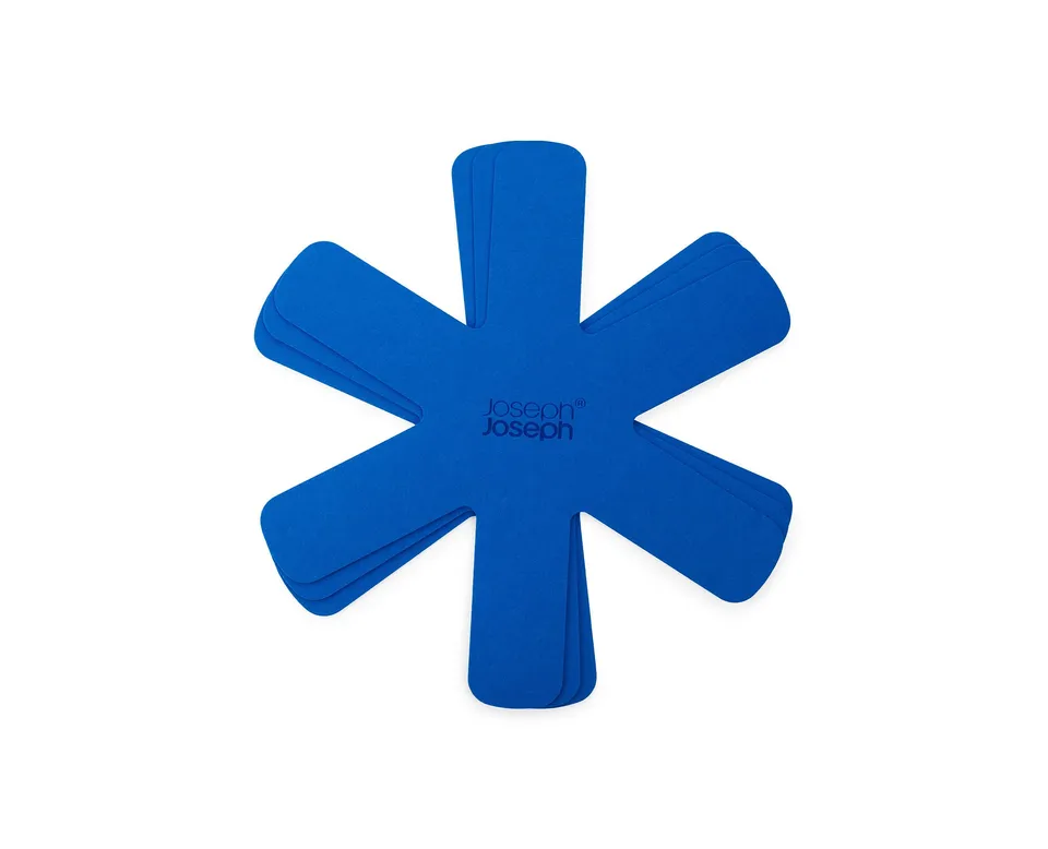 joseph-joseph-space-pfannenschutz-filz-3-st-ck-mitternachtsblau-stapel-und-kratz image 1