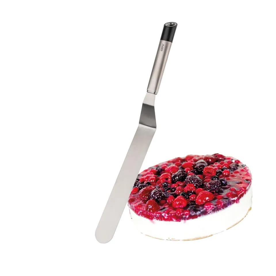 gefu-winkelpalette-primeline-21-cm-profi-tortenpalette-aus-edelstahl-gewinkelt-z image 1