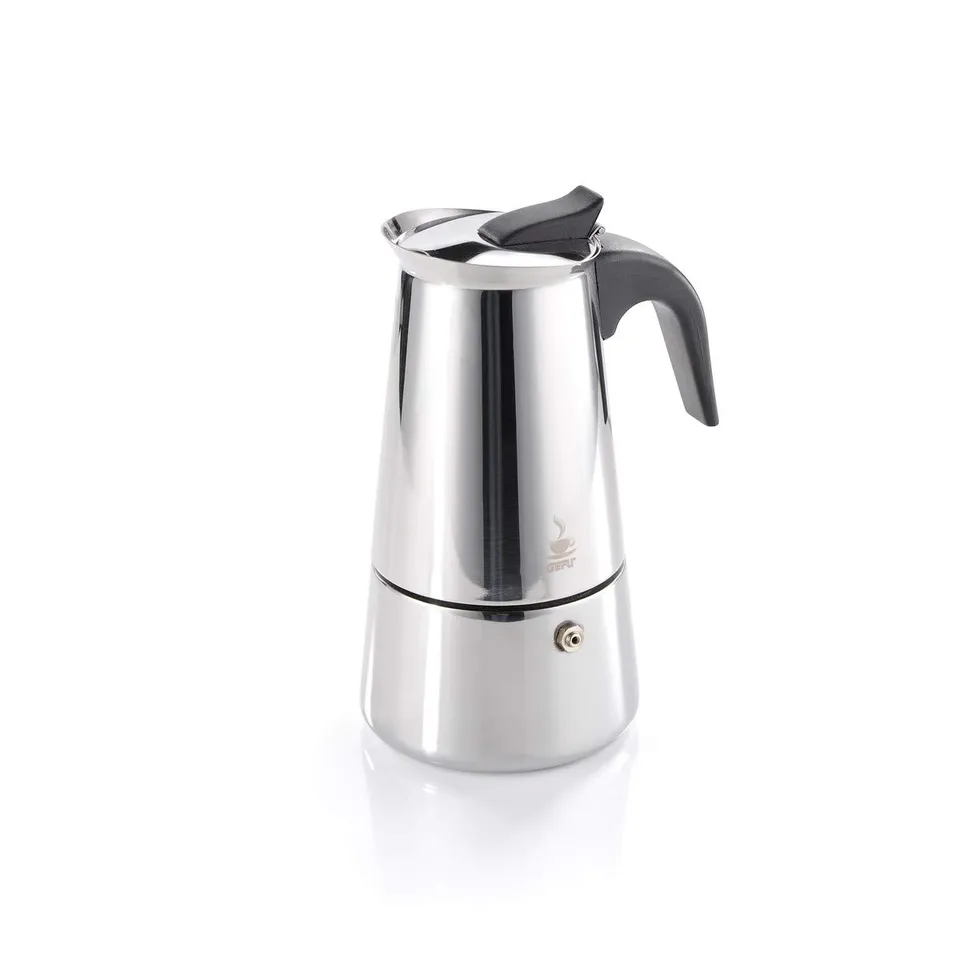 gefu-emilio-espressokocher-f-r-6-tassen-edelstahl-induktiongeeignet-mit-ausgie-n image 1