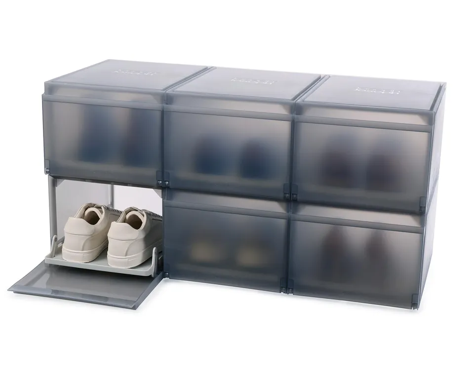 joseph-joseph-shoecase-premium-schuhaufbewahrungsboxen-6er-pack-klappt-r-staubdi image 1