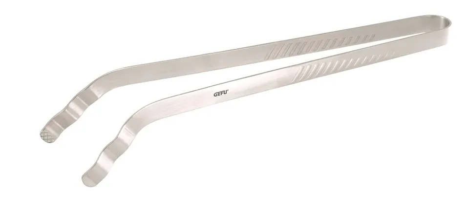 gefu-onda-grillzange-35-cm-wellenf-rmige-enden-f-r-sicheren-halt-edelstahl-sp-lm image 1
