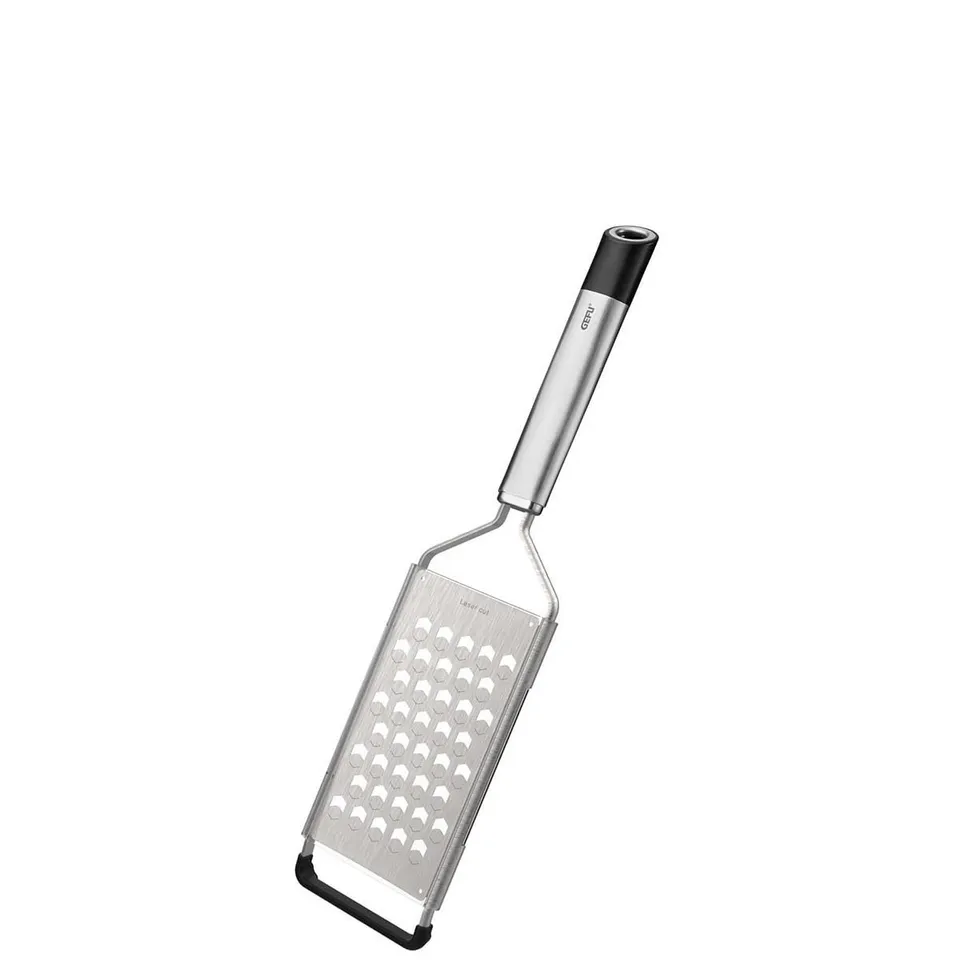 gefu-primeline-grobreibe-34-9-cm-edelstahl-reibe-mit-diamond-laser-cut-antirutsc image 1