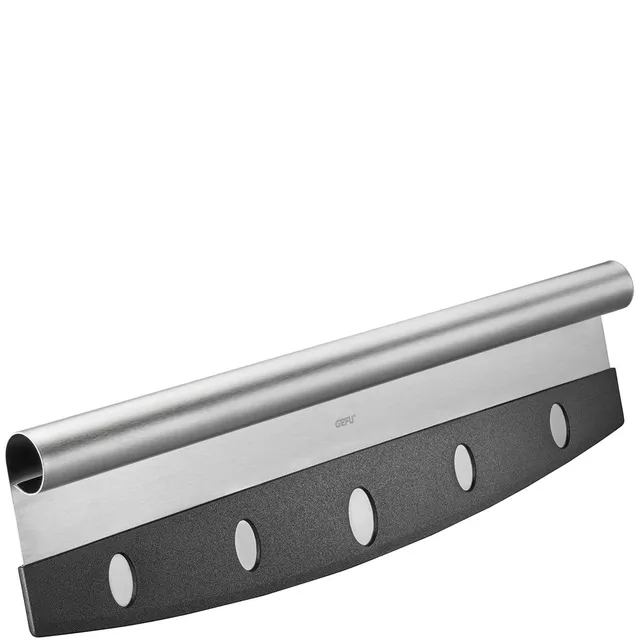 gefu-darioso-pizza-wiegemesser-35-cm-edelstahl-ergonomischer-griff-schutzkappe image 1