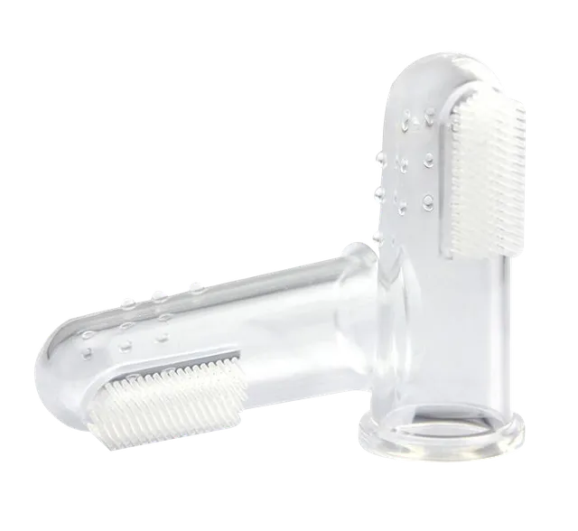haakaa-silikon-fingerzahnb-rste-2er-pack-sanfte-mundpflege-f-r-babys image 1